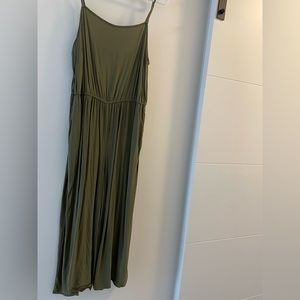 Army green romper from GAP. Size Lg.